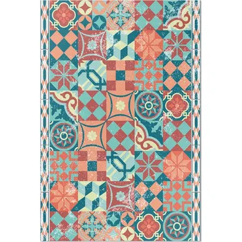 Koberec Koberec do kanceláře, rozměr: 60x90 cm, portugalské retro, vzhled opotřebovaných dlaždic