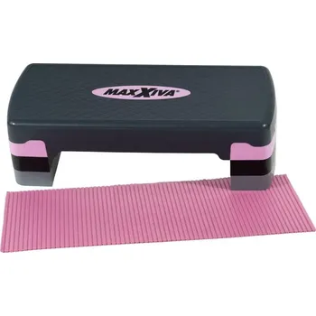 MAXXIVA fitness stepper, výškově nastavitelný, růžová