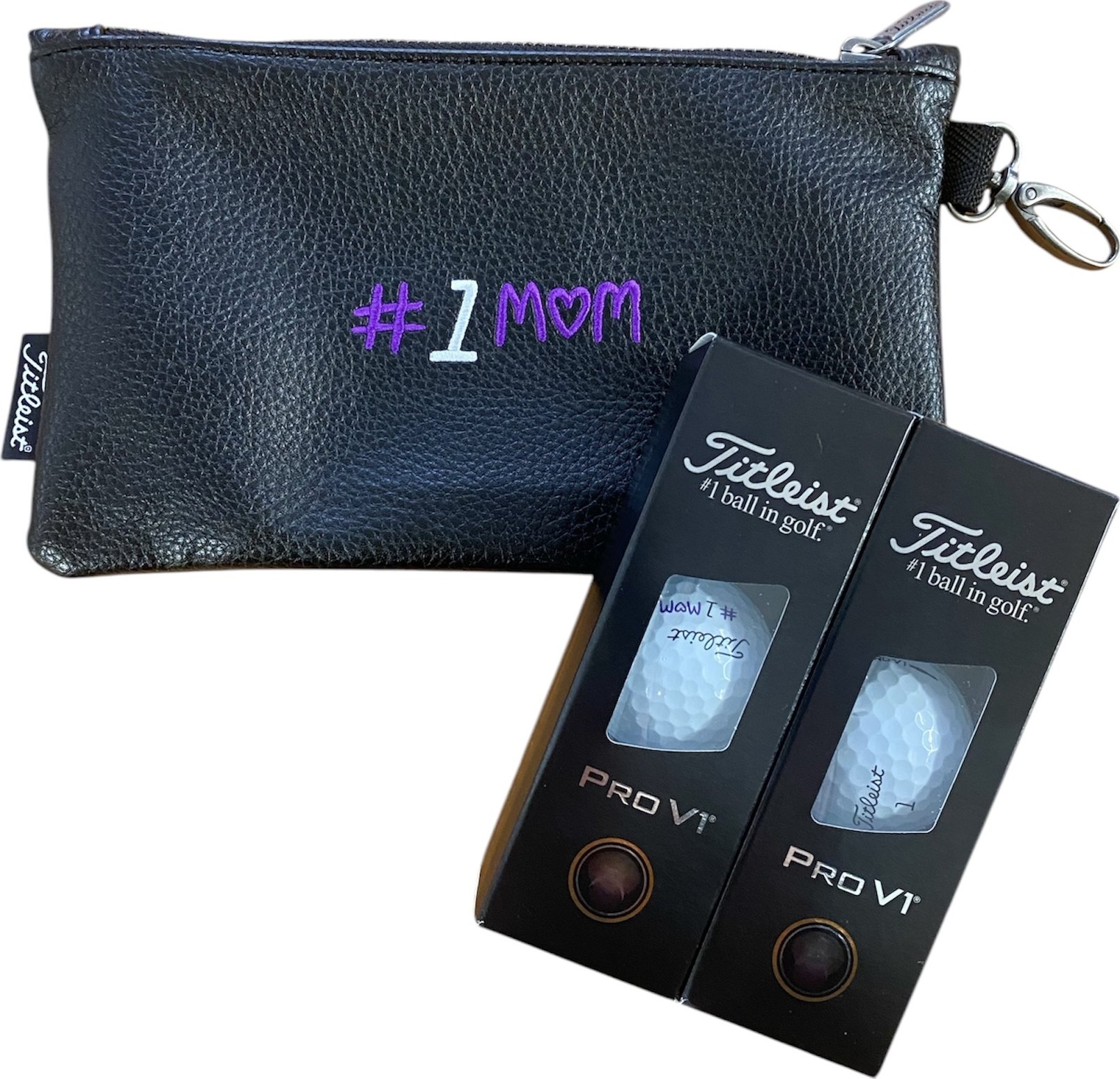 TITLEIST Pro V1 25 Mother´s Day golfové míčky (6 ks) - limitovaná edice + Golfová samolepka černá
