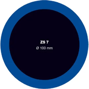 Sada na opravu pneumatiky Záplata ZS 7 na opravu duší - průměr 100 mm