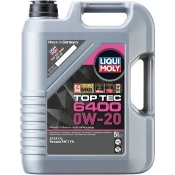 Motorový olej Motorový olej Liqui Moly Top Tec 6400 0W-20, 5L