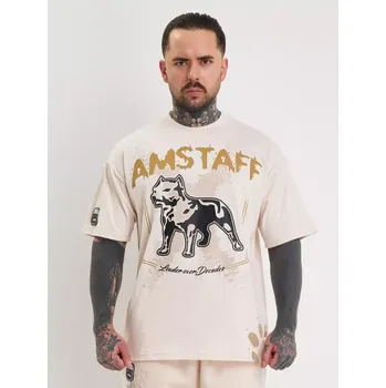 Pánské tričko Amstaff pánské tričko Kaldar Creamwood