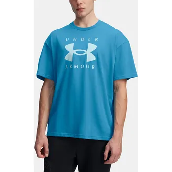 Pánské tričko Under Armour UA M HW OS Branded SS 1389146-452 Modrá XL