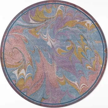 Obraz Vinylový Kulatý dekorativní Koberec , ⌀ 50 cm, abstraktní kompozice