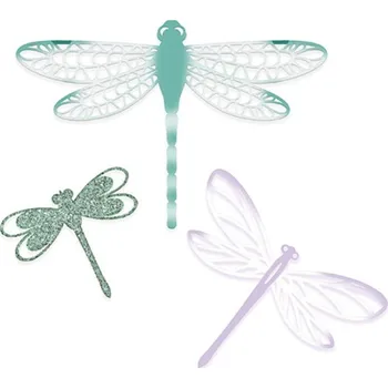 Řezačka papíru DP Craft Vyřezávací šablona 3ks Vážky