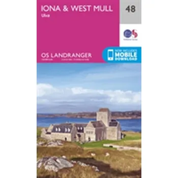 Encyklopedie Iona & West Mull, Ulva - Ordnance Survey [EN] (2016, Skládaná mapa, Ordnance Survey)