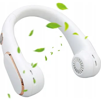 Domácí ventilátor VENTILÁTOR NA KRK PŘENOSNÝ KLIMATIZÁTOR BEZDRÁTOVÝ AKUMULÁTOR