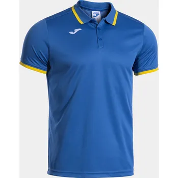 Pánské tričko Polokošile Joma Combi Premium modrá/žlutá (M)