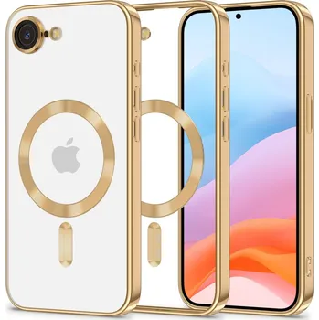 Pouzdro na mobilní telefon KRYT TECH-PROTECT MAGFLEX MAGSAFE IPHONE 16E SHINY GOLD