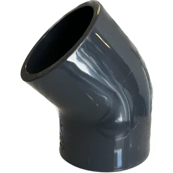 Vagnerpool PVC koleno - úhel 45° - 40mm