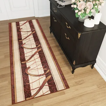 Koberec Běhoun na míru Atlas - obrazce 1 - hnědý Rozměr koberce: 70 cm