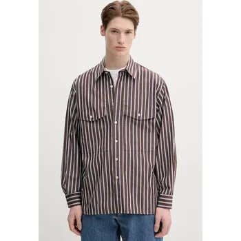 Pánská košile Bavlněná košile Sunflower 1227.SFR hnědá 88X, vel. M