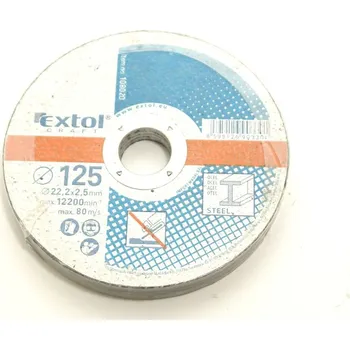 Řezný kotouč Extol 108020 Kotouč řezný na kov 125x2,5; 5ks