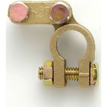 Nabíječka autobaterie 97-7362 Svorka bateriová mosaz KLASIC - 17 mm