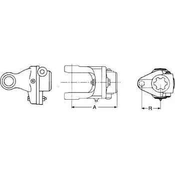 Fitinka La Magdalena T-06 Spojka střižná LF 2 410 Nm 1 3/8" Z=6