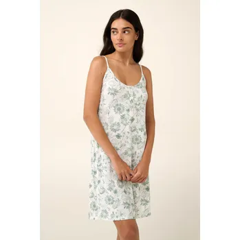 Dámské oblečení Vamp Letní noční košile s knoflíkovou légou 22086