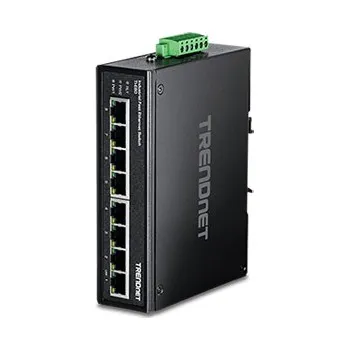 Switch TRENDnet Průmyslový ethernet přepínač 100Mb, 8 portů (TI-E80) - 21.22.1436