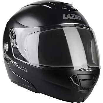 Helma na motorku Motocyklová přilba vyklápěcí Lazer Monaco Evo Pure Glass černá matná XS