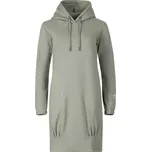 Alpine Pro LORRA ŠEDÁ DÁMSKÉ BAVLNĚNÉ ŠATY XS