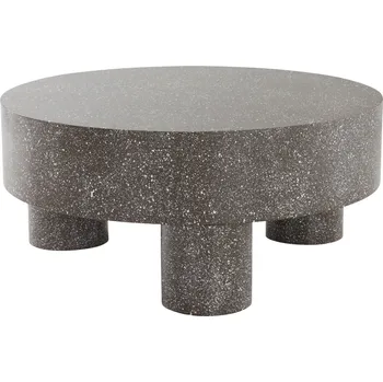 Konferenční stolek Jotex Tmavě šedý kovový konferenční stolek MALARO 90 cm