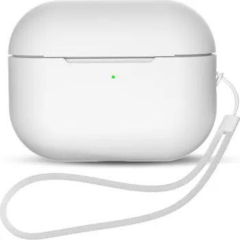Pouzdro na mobilní telefon MG | MG Strap Case pouzdro na Apple AirPods Pro 1/2, bile