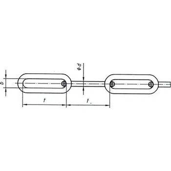 Řetěz Článkový řetěz 4x32 DIN 5685-1