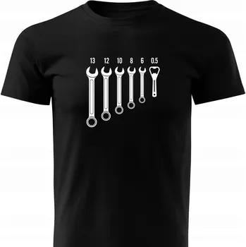 Pánské tričko Pánské tričko s kulatý výstřihem PrintExpert, velikost XXL