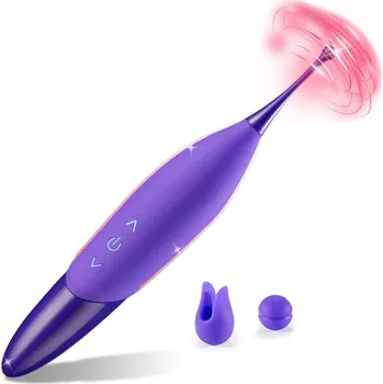 Vibrátor SuperLove Spiral Oscillation High Frequency Clitoral Stimulator Purple