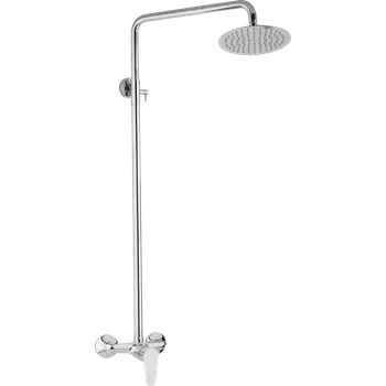 Vodovodní baterie JB Sanitary Sprchová sestava s baterií TIRA s horním vývodem, průměr 20cm SD 61 000 00 3