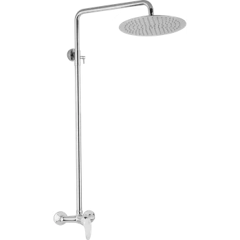 Vodovodní baterie JB Sanitary Sprchová sestava s baterií SLIM s horním vývodem, průměr 30cm SA 61 000 00 4