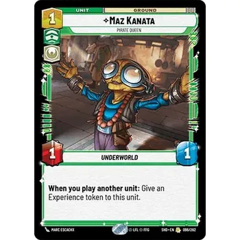 Karetní hra Maz Kanata 096/262 - Shadows of the Galaxy Typ karty: Standard