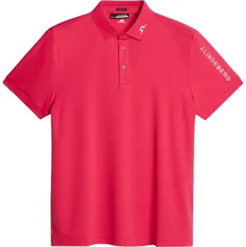 J.Lindeberg Tour Tech Slim Fit pánské polo, azalea pánské, L