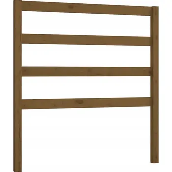 Čelo postele dřevěné, medově hnědé, 96x4x100 cm