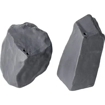 Kořenka Ćmielów Design Studio, Slánka a pepřenka Rock & Salt antracitové - Formadore