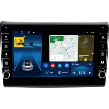 Autorádio AUTORÁDIO S GPS NAVIGACÍ FIAT 500 2016-2019 ANDROID CARPLAY 2/64 GB