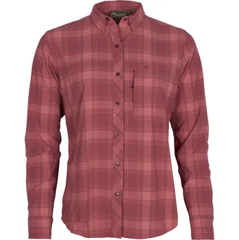 Pánská košile Pinewood Dámská lovecká košile Abisko Trekking L/S Velikost: XS Lantana Pink