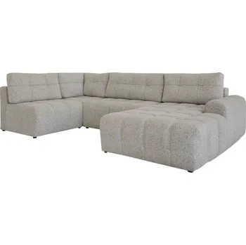 Pohovka Světle hnědá rozkládací modulární rohová pohovka s úložným prostorem (levý roh) Lulu – Miuform ID_1735122