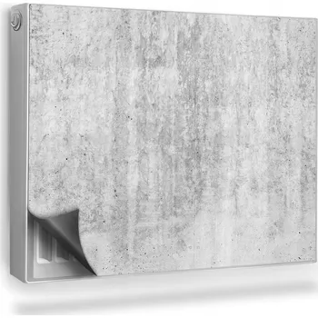 Obraz Magnetická podložka na radiátor, kryt 80 x 60 cm šedá