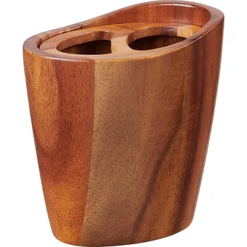 Nádoba / Stojan na zubní kartáčky a pastu z akáciového dřeva LAK-113