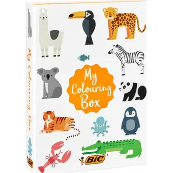 Výtvarná sada BIC My Coloring Set, 36 kusů, pastelky, Pastelky , Fixy omalovánky