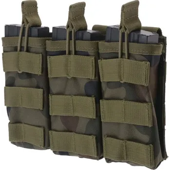 Sportovní střelba GFC GFC MOLLE sumka na 3 puškové zásobníky (M4 / AK), otevřená - WZ.93