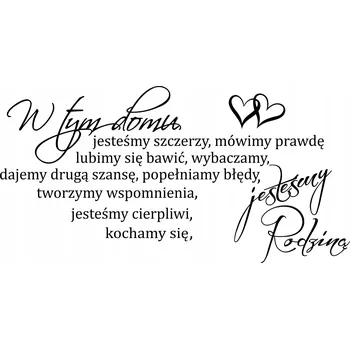 Obraz Dekorativní nálepka do obýváku Citát o rodině Ozdobný nápis 50x100