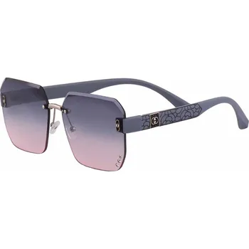 Dámské sluneční brýle se zirkony a zdobením,modro-fialové skla , 9001988-2,TR2522