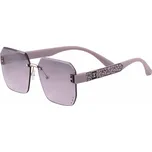 Dámské sluneční brýle se zirkony a zdobením, lila , 9001988-1,TR2522