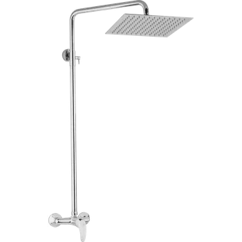 Vodovodní baterie JB Sanitary Sprchová sestava s baterií SLIM s horním vývodem, 30x30cm SA 61 000 00 2