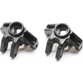 RC vybavení 1:18 Losi Mini LMT 4WD: Losi těhlice hliník, černá (2 ks)