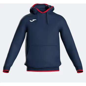 Pánská mikina Mikina s kapucí Joma Combi Premium tmavě modrá/červená (3XL)