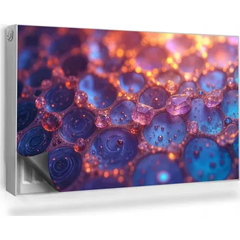 Obraz Magnetická podložka na radiátor, kryt 100 x 60 cm fialová