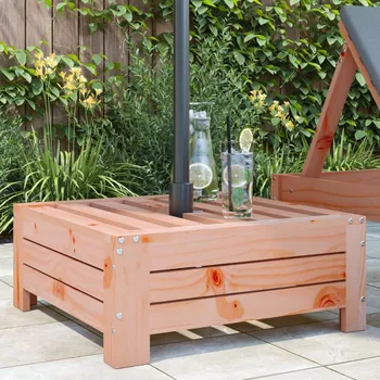 Stojan na slunečník vidaXL Kryt na stojan slunečníku masivní borové dřevo [825335] Barva: Přírodní