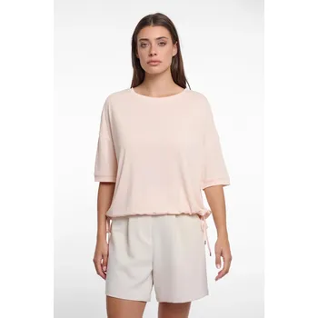 Dámské tričko Rino & Pelle Rino&Pelle dámské halenkové triko z modalu pastelově broskvové Velikost: XS